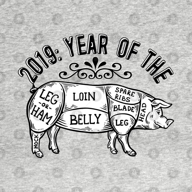 2019 Year of the Pig by PopCultureShirts